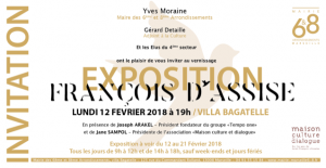 Vernissage le 12 Février 2018 Mairie du 6/8 Marseille